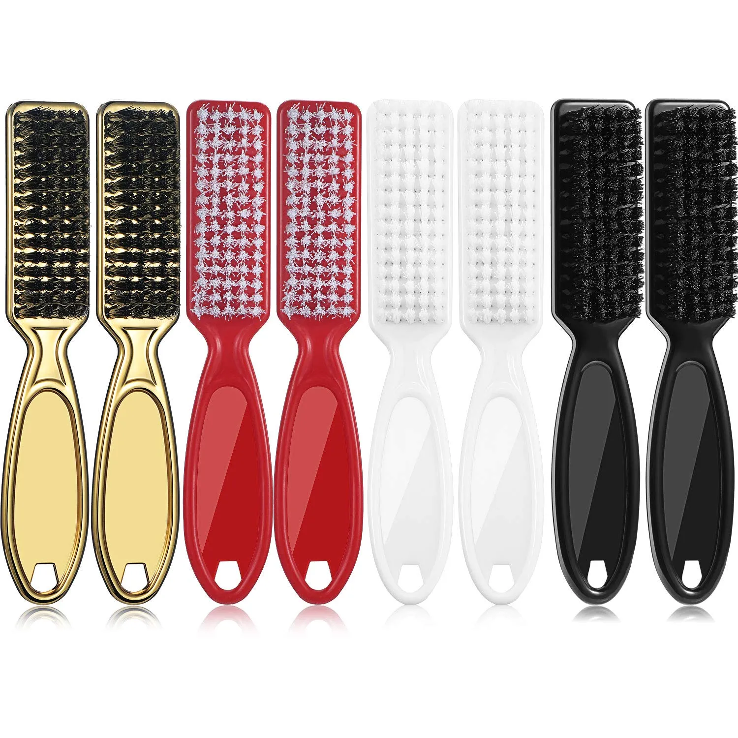 barber blade cleaning brush clipper cleaning nylon brush clipper cleaner brush barber styling brush tool for men black red gold