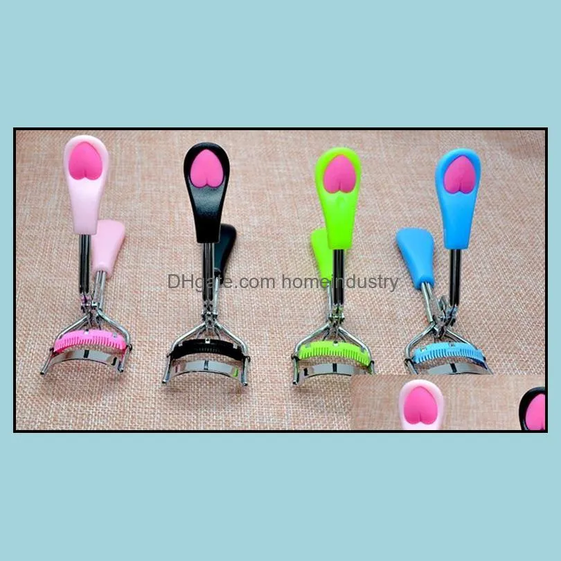 Arrive Ladies Makeup Eyelash Curling Eyelash Curler with comb Eyelash Curler Clip Beauty Tool Stylish DHL free ship