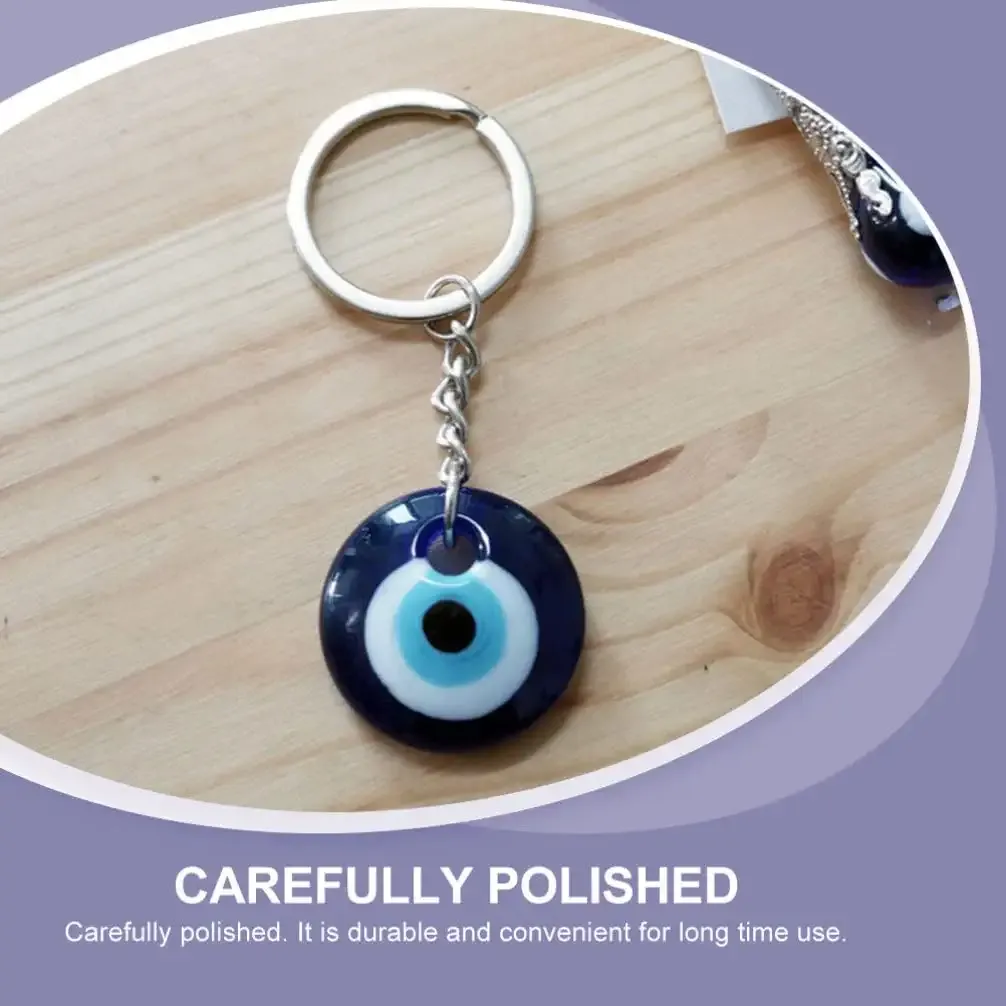 3ml turkish blue evil eye keychain pendants charms hamsa keychain protection key holder luck keychain for car key pendant purse backpack 14kv312716xvar