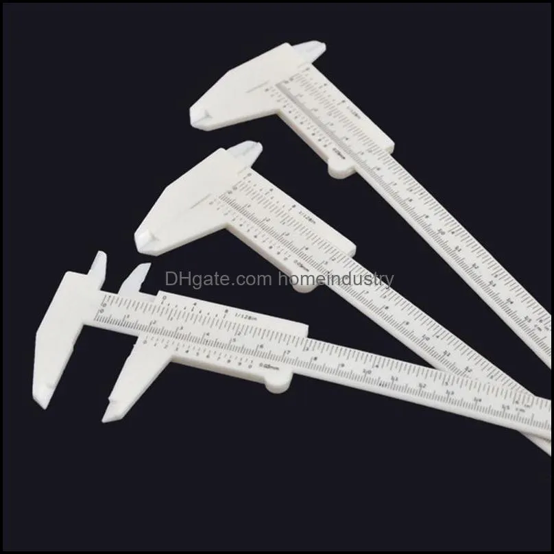 see pic Permanent Makeup Supply Makeup Portable 150mm Plastic Eyebrow Measuring Vernier Caliper Tattoo Microblading Ruler Measurement