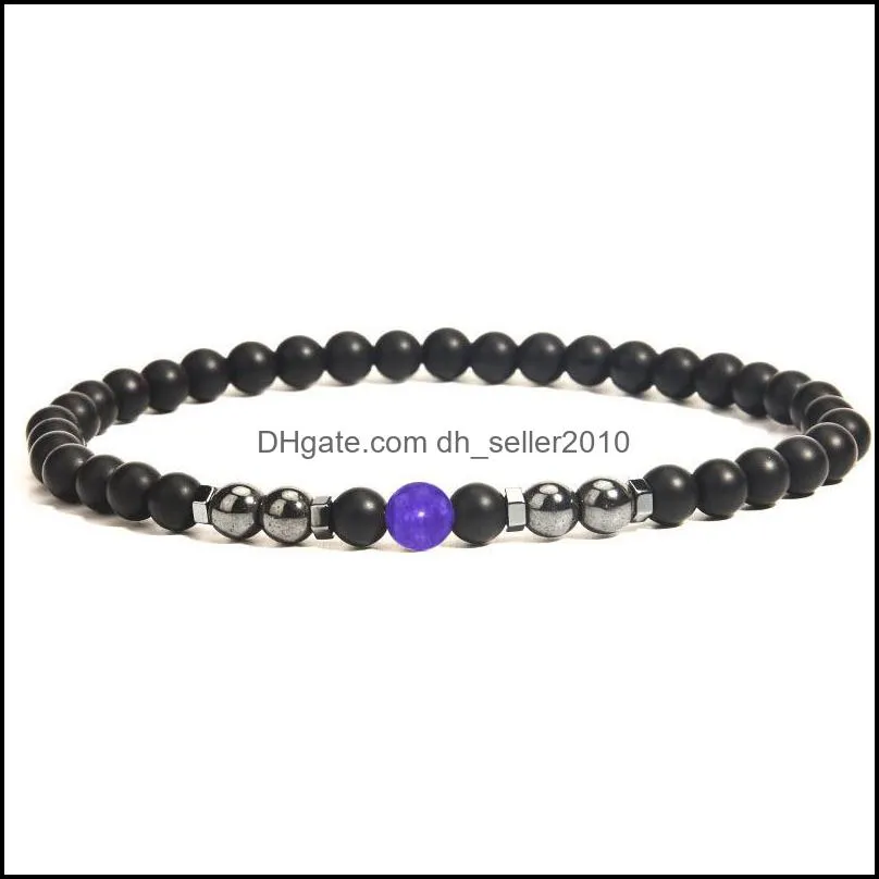 Handmade Jewelry Wholesale Fashion Hematite Anklet 6MM Frosted Bead Tiger Eye Stone Foot Jewelry