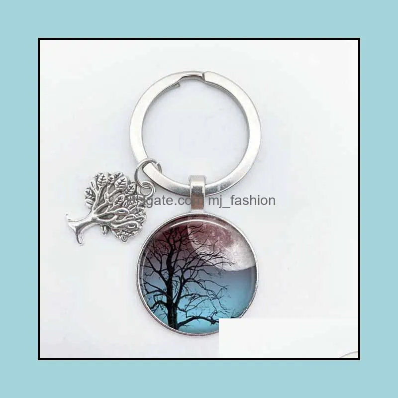 Pretty FashionTree of Life KeyChain Pendant Vintage Handmade Art Key Rings Party Gift Personal Custom Jewelry