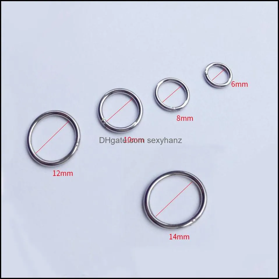 Thin Nose Ring Rose Gold Titanium Stainless Steel Pierce Jewelry For Women Men