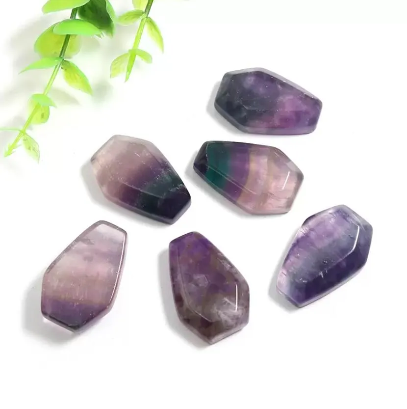 Natural Stone Convex Square Muticolor Gemstone Charms Ornament Oval Beads Crystal Gem craft Home Decoration Necklace Ring Accessories For Jewelry