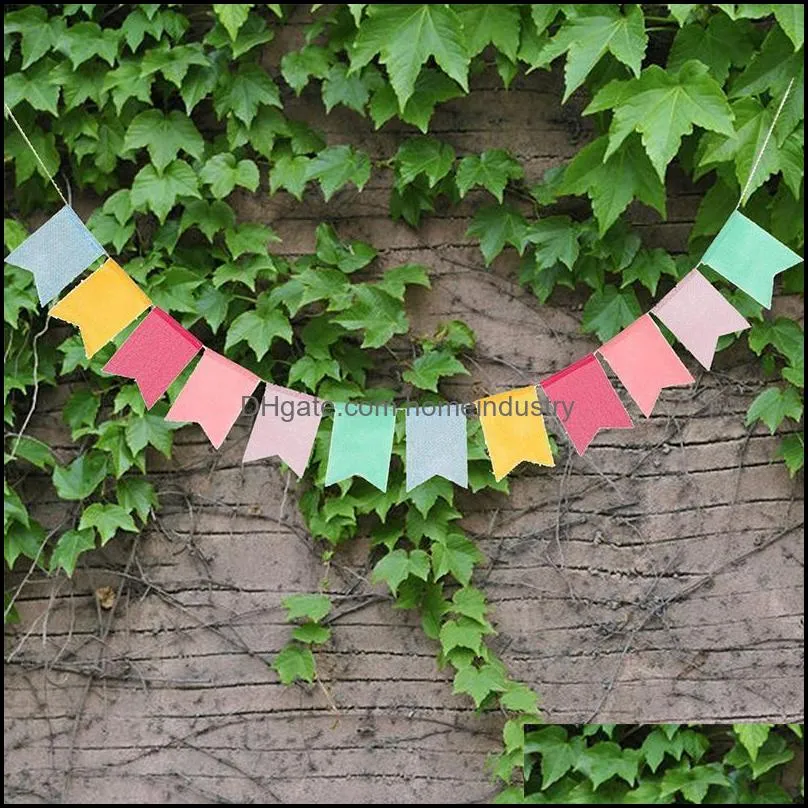 party decoration flags colorful garlands christmas bunting banner flag for wedding birthday celebration hanging garland