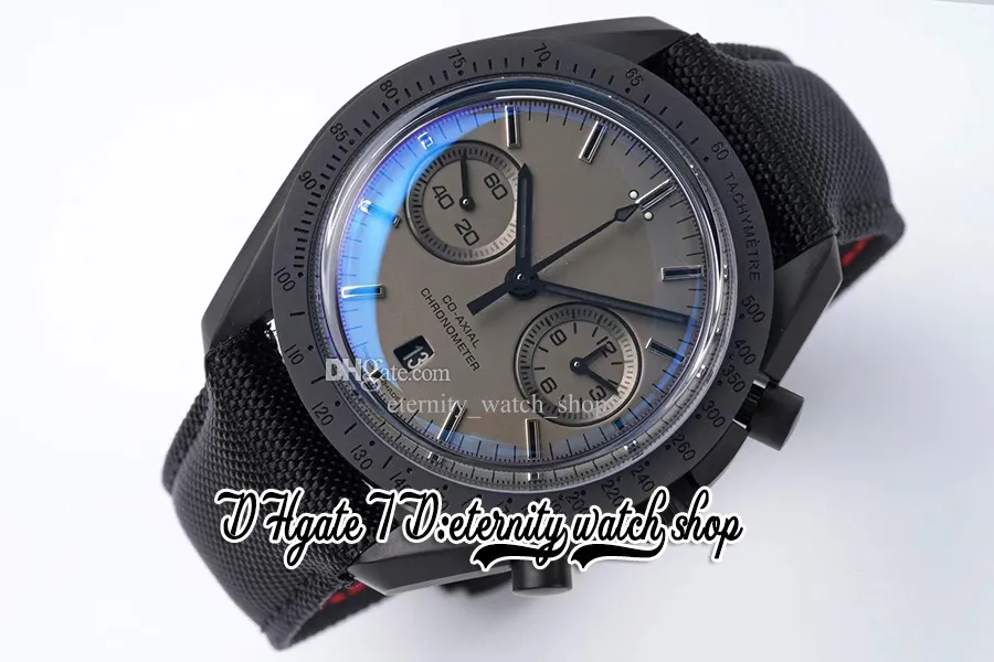 BBT Dark Side Moon bt311.92.44.51.01.005 Mens Watch 9300 Chronograph Automatic Black Dial Stick Markers Stainless Case Leather Strap Super version Eternity Watches