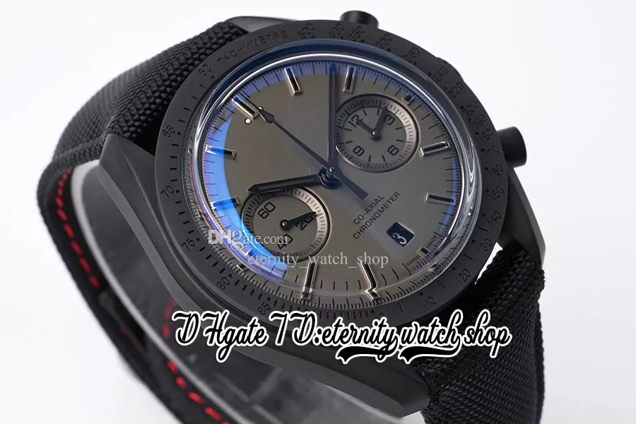 BBT Dark Side Moon bt311.92.44.51.01.005 Mens Watch 9300 Chronograph Automatic Black Dial Stick Markers Stainless Case Leather Strap Super version Eternity Watches