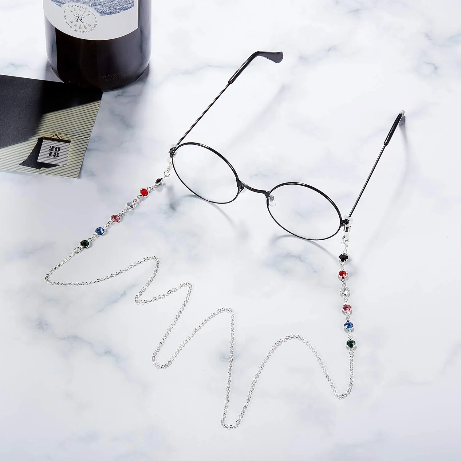 eyeglass chains for women colorful beaded sunglasses chain reading eyeglasses holder strap cords lanyards women eyewear retainer