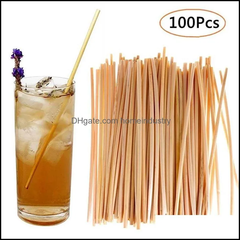 Drinking Straws 100pcs/Set Black Cocktail Plastic Straw For Birthday Event Wedding Home Supplies Decorative Party