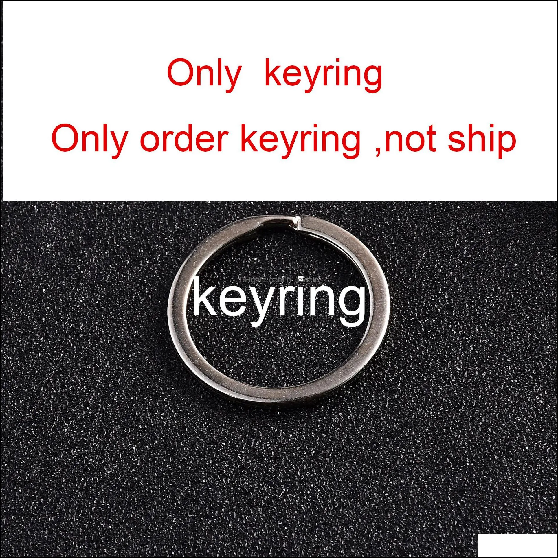 Remember You`Re Brave Keychain Round Bar Disc Stainless European American Inspirational Compass Key Chain Gift Jewelry