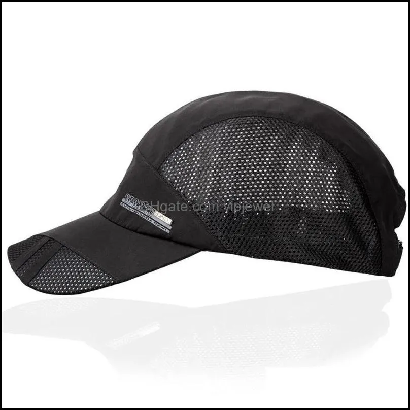 dry running baseball caps summer mesh 8 colors gorras hat cap visor mens hat sport cool fashion quick outdoor popular new