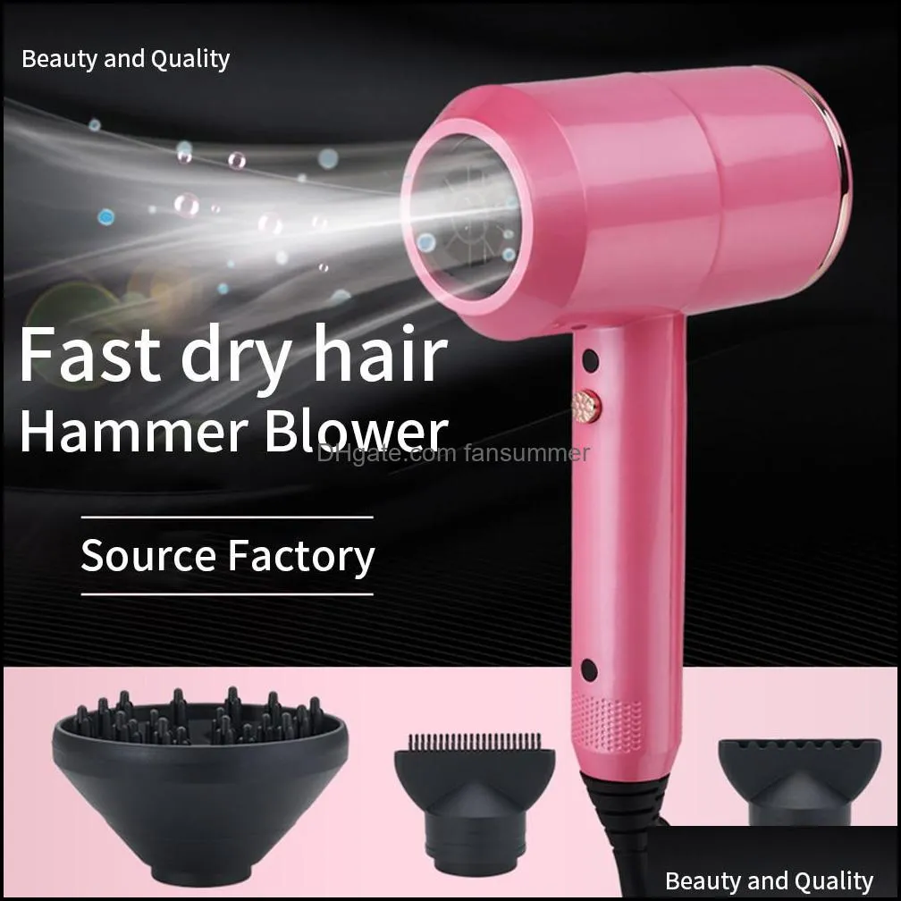 Electric Hair Dryer 110V 2000W Professional Salon Tools Blow Dryer Heat Super Speed Blower Dry Hair Dryers Electric Hair Blower