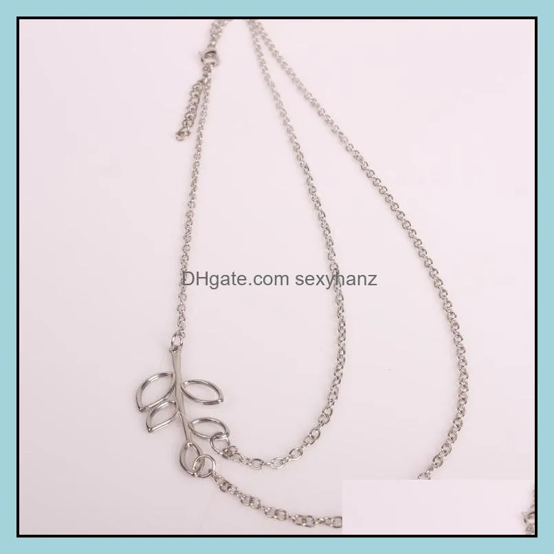 5 styles designer jewelry women necklace simple infinity cross slide necklace 925 silver chain pendant bird and tree jewelry