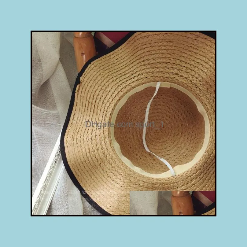 adjustable high quality women hat sunscreen out door version of the foldable big eaves sun beach hat beach sun hat