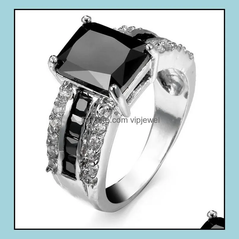 fashion jewelry women men multiple color ring kunzite onyx morganite gems 12pcs 925 sterling silver wedding flower ring