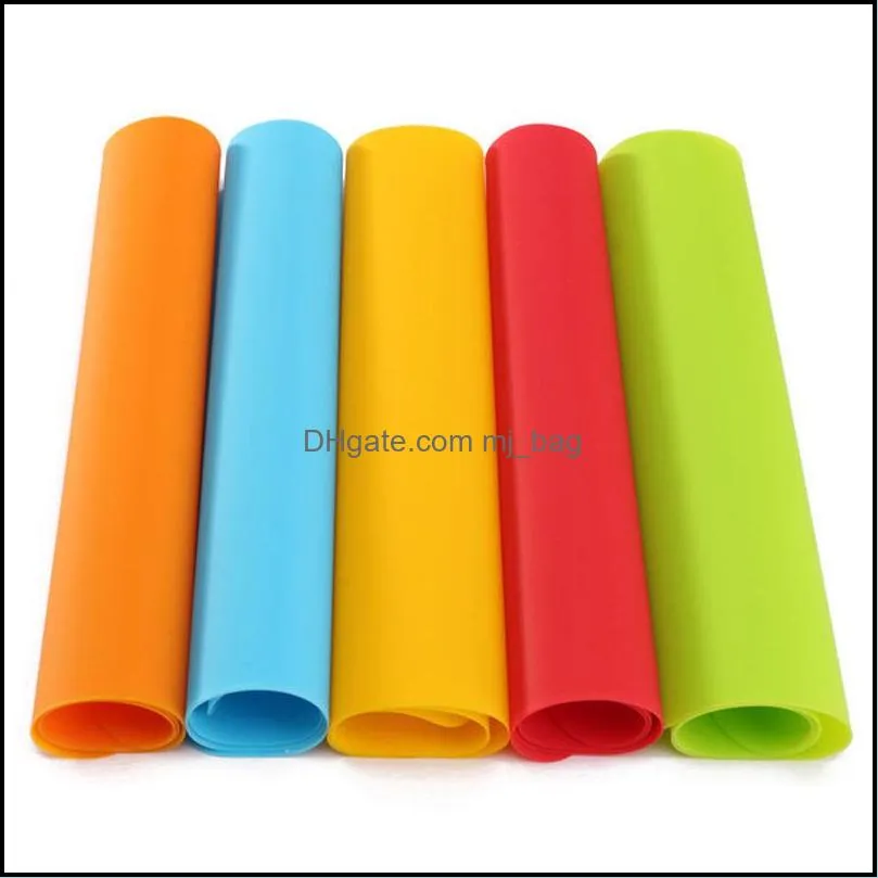 40x30cm Silicone Baking Mats Liner Muiti-function Silicone Oven Mat Heat Insulation Anti-slip Pad Bakeware Kid Table Placemat Decoration