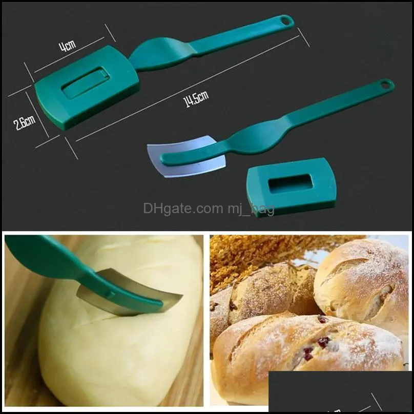 Arc Bread Knife Stainless Steel Baguette Cutting French Toas Cutter Curved Bread Knife Cutter Prestrel Bagel Bread Tools