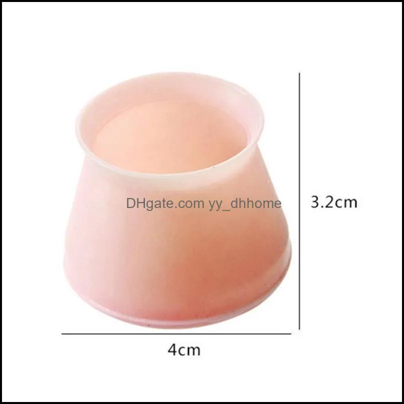 Table Chair Leg Silicone Cap Pad Furniture Table Feet Cover Floor Protector Non-slip Table Chair Mat Caps Foot Protection