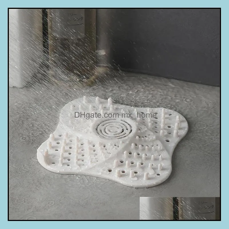 Anti-blocking Hair Catcher Hair Stopper Plug Trap Shower Floor Drain Covers Sink Strainer Filter Bathroom Kitchen Accessories