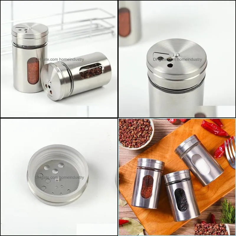 kitchen tools toothpick cup spice pepper jar bottle storage seasoning dispenser container shaker dh203