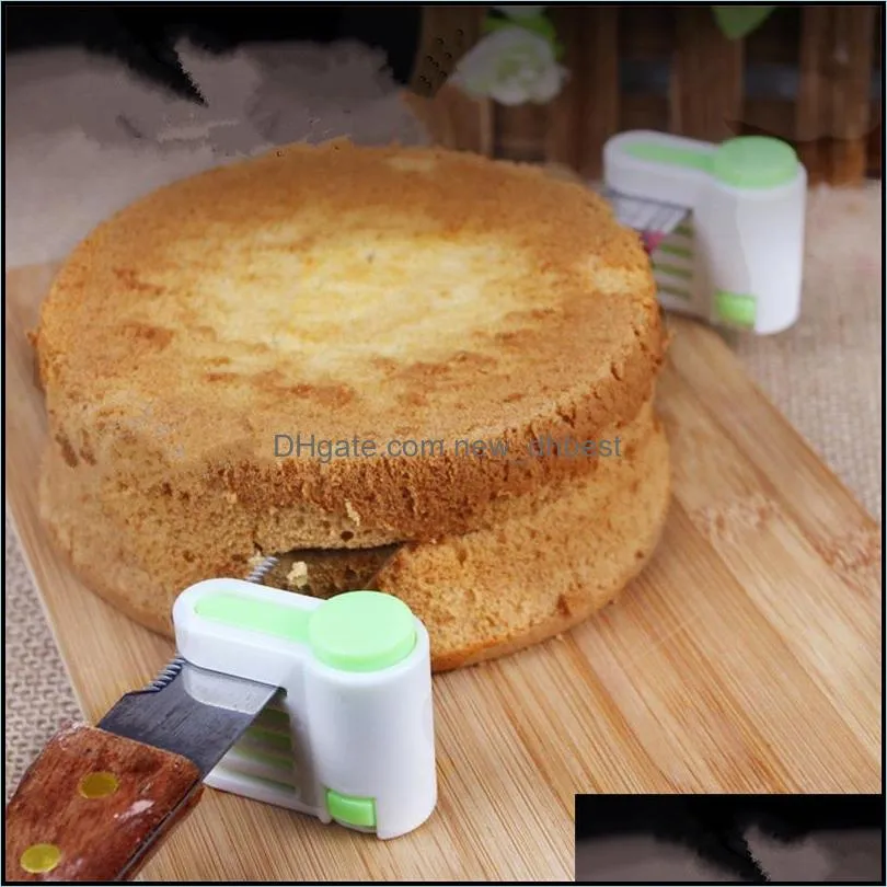 DIY Cake Slicers 5 Layers Cake Pie Slicer Sheet Guide Cutter Server Bread Cutting Fixator Tool Kitchen Bakeware Tool