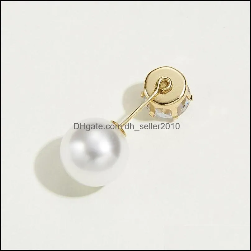 Circular Zircon Broochs False Pearl Love Heart Shaped Pin Valentines Day Gift Light Proof Brooch Jewelry Accessories 1 8yh O2