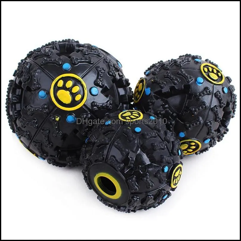 Dog Toys Pet Puppy Sound ball leakage Food Ball sound toy ball Pet Dog Cat Squeaky Chews Puppy Squeaker Sound Pet Supplies