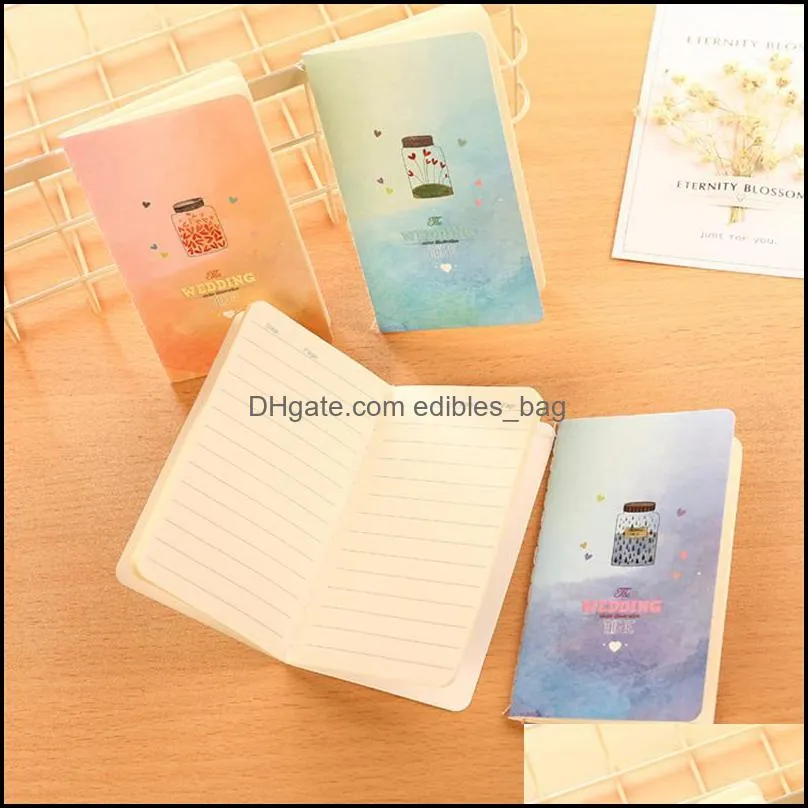 Vintage Romatic Starry Sky Series 80K Mini Notebook Journal Diary Notepad Vintage Soft Copybook Daily Memos Pads