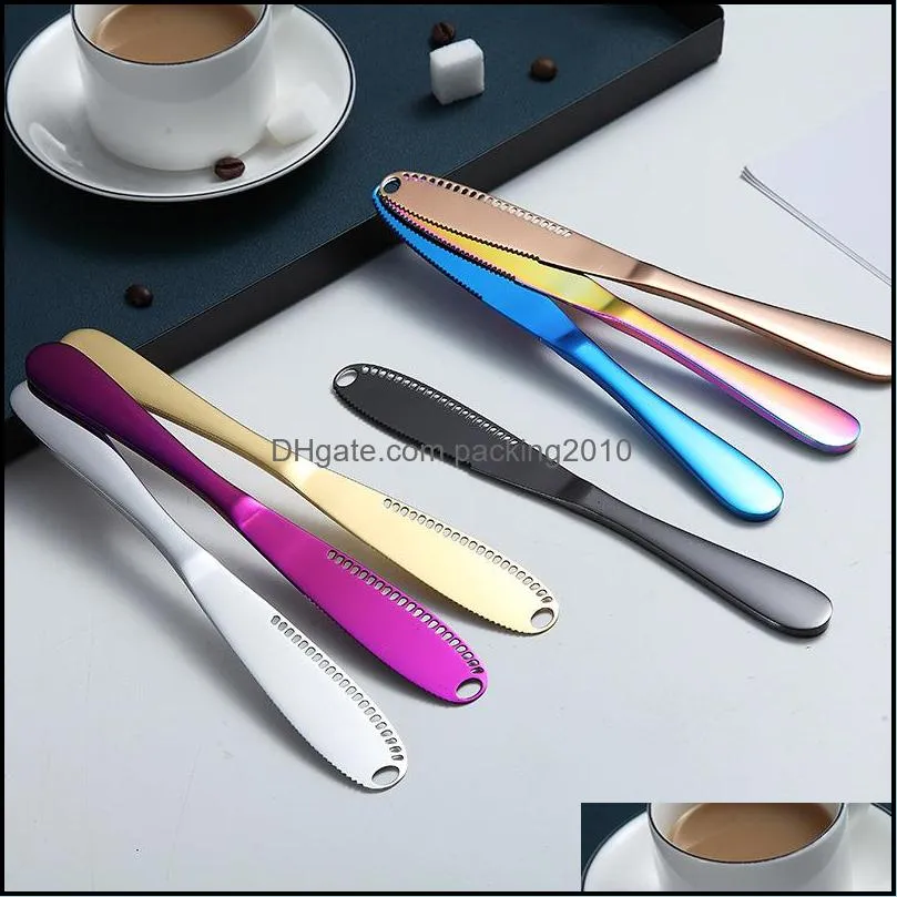 Stainless Steel Butter Knife Cake Tools Cheese Dessert Jam Spreaders Cream Knifes Home Multifunctional Kitchen Tools