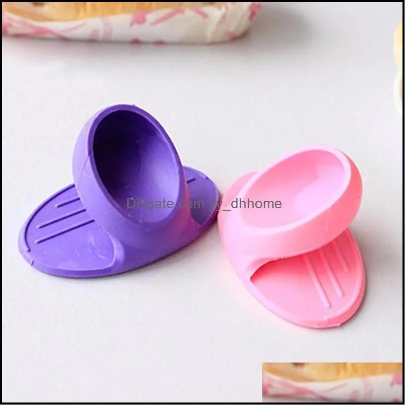 Microwave Oven Mitts Silicone Holder for Kitchen Convenient Insulated Glove Finger Non-slip Clips Protect Wise Cook Tools