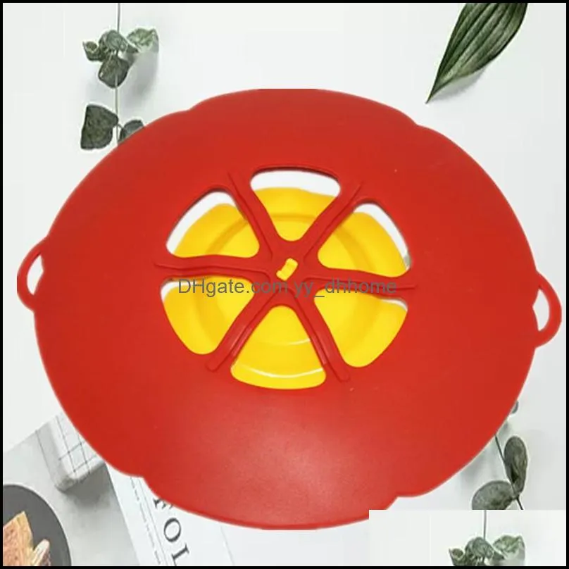 Flower Petal Boil Spill Stopper Silicone Lid Pot Lid Cover Cooking Pot Lids Utensil Pan Cookware Parts Kitchen Accessories