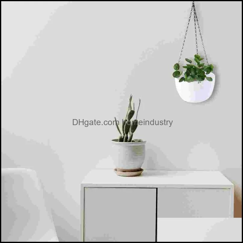 other garden supplies european flower planter holder hanging plant display pot for home office