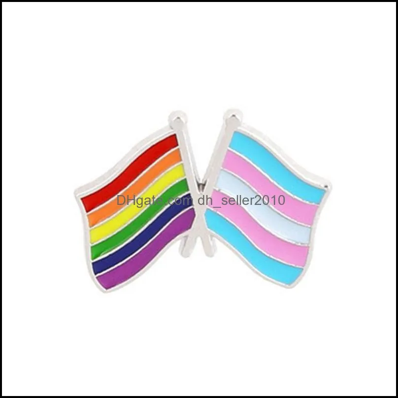 Rainbow LGBT Brooch Cartoon Heart Flag Sheep Enamel Pins Lesbians Gays Pride Badge Lover Clothes Lapel Pin Gift 1407 D3