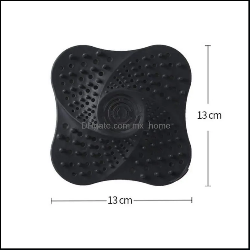 Anti-blocking Hair Catcher Hair Stopper Plug Trap Shower Floor Drain Covers Sink Strainer Filter Bathroom Kitchen Accessories