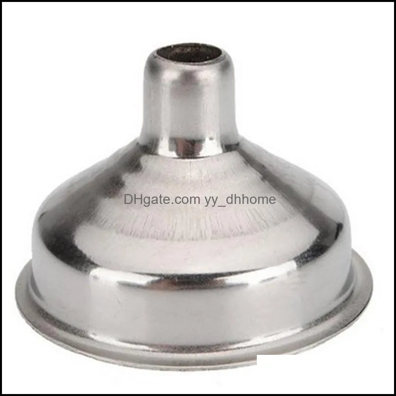 35x25mm Stainless Steel Funnel For All Hip Flasks Kitchen Tools Universal Hip Flasks Funnel Small Funnels