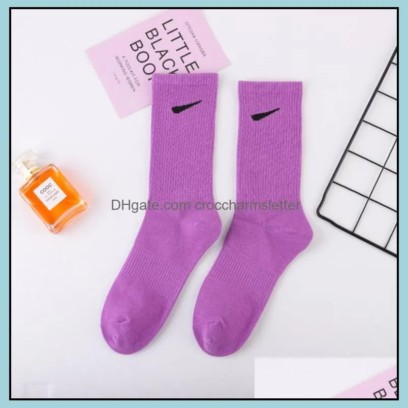 Socks Socking Sports Sock Letter Breathable Cotton Calzino Jogging Basketball Football Embroidery Classic Fashion Women And Men