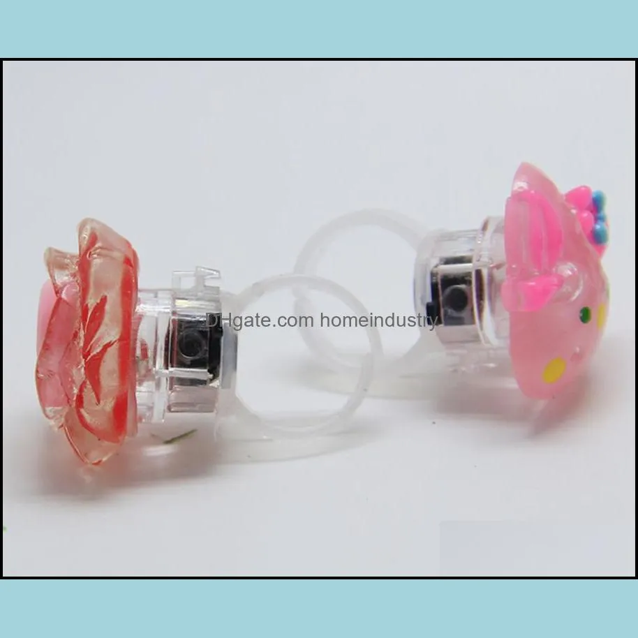 led light up rings glow party favors flashing kids prizes box toys birthday classroom rewards easter theme treasure supplies