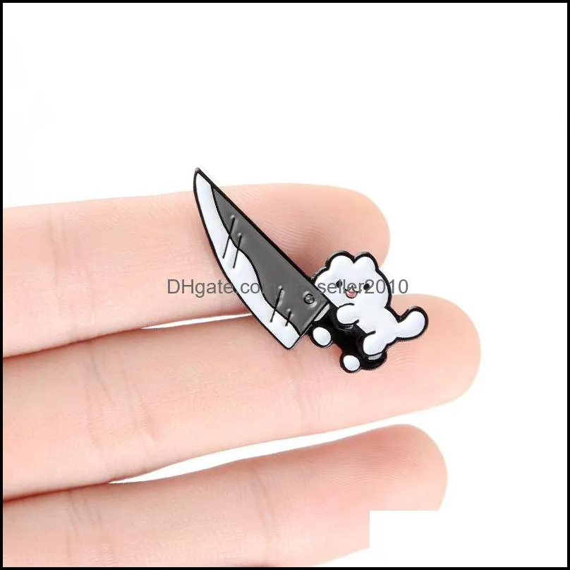 Cute Enamel Cat brooches pins Animal Brooch Lapel pin badge fashion jewelry gift for girls children will and sandy646 T2