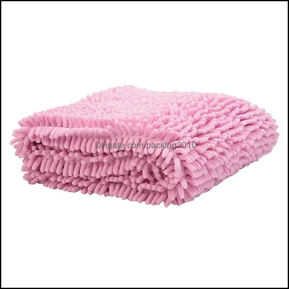 Fiber Grooming Pet Bath Towel Dog Cat Bathrobe Strong Water Absorption Blanket for Large Medium Small Dog Quick Drying Towel