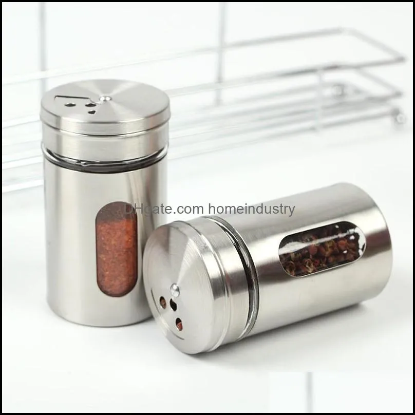 kitchen tools toothpick cup spice pepper jar bottle storage seasoning dispenser container shaker dh203