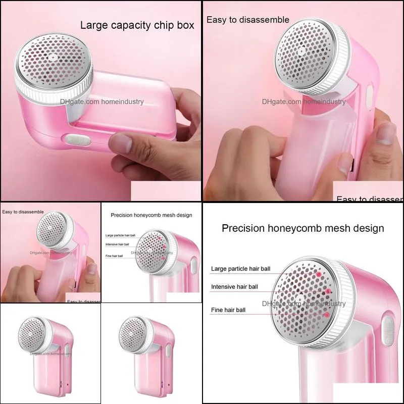 lint rollers & brushes electric remover fabric hair ball shaver usb rechargeable for sweater clothes home e2s