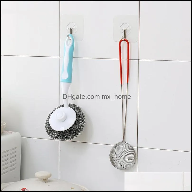 Strong Transparent Suction Cup Sucker Wall Hook Kitchen Towel Holder Bathroom Accessories Wall Storage Hangers Shelf Organizer