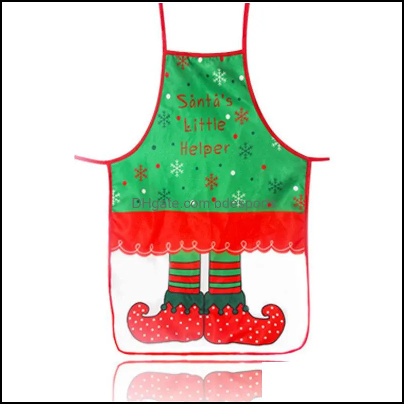 Christmas Decorations Santa Claus Home Decor Christmas Apron Xmas Decor Noel Navidad 2020 New Year Christmas Gift 50*70cm