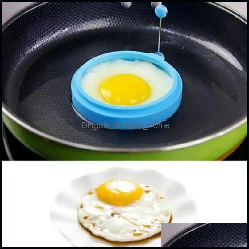 Silicone Round Fried Egg Pancake Ring Omelette Egg Mould for Cooking Breakfast Oven Kitchen Mold Nonstick Kitchen Accessories