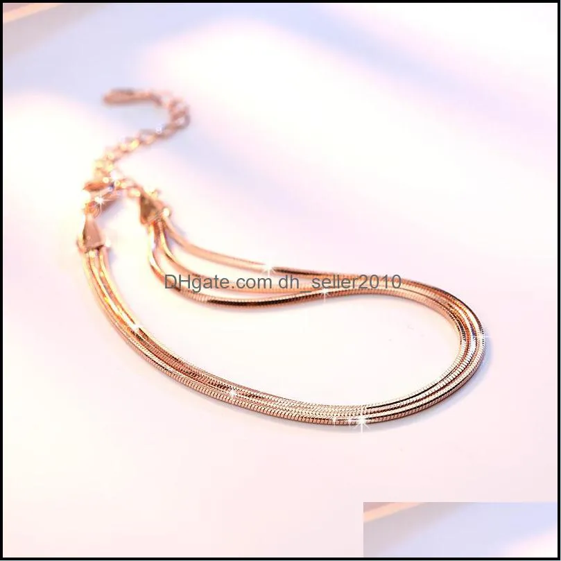 925 sterling silver new jewelry high quality fashion woman bracelet retro simple length 20CM bracelet