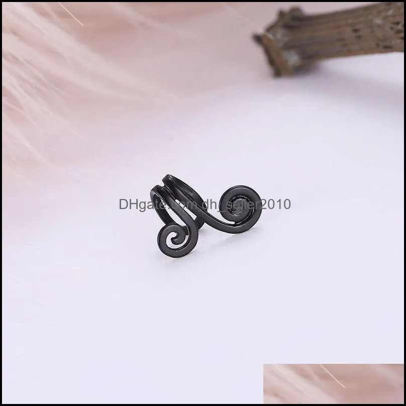 Fashion Ear Cuff Earring For Women Without Piercing Cartilage Puck Rock Vintage Ear Clip Girls Jewelry Gifts 1 4hq H1