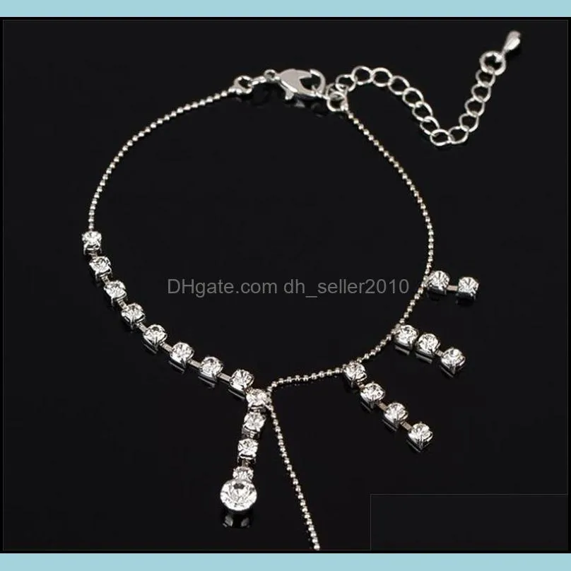 Accessories sparkling hot-selling claw chain cool drop tassel anklets female 287 J2