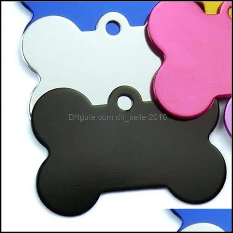 Puppy Mental Tag Pets Metal Key Rings Blank Military Pet ID Card Tags Aluminum Alloy Army Dog Tags No Chain XL-206 73 R2