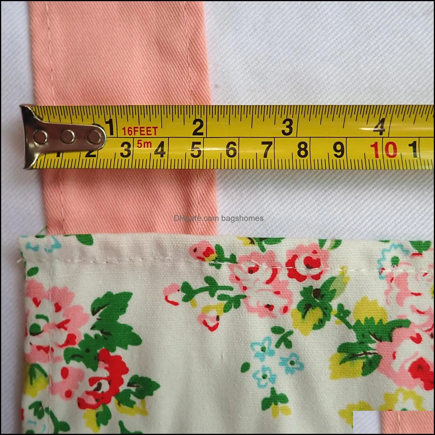 cotton kids apron with pocket and an metal buckle adjustable ties for women chef 84x68cm pink flower