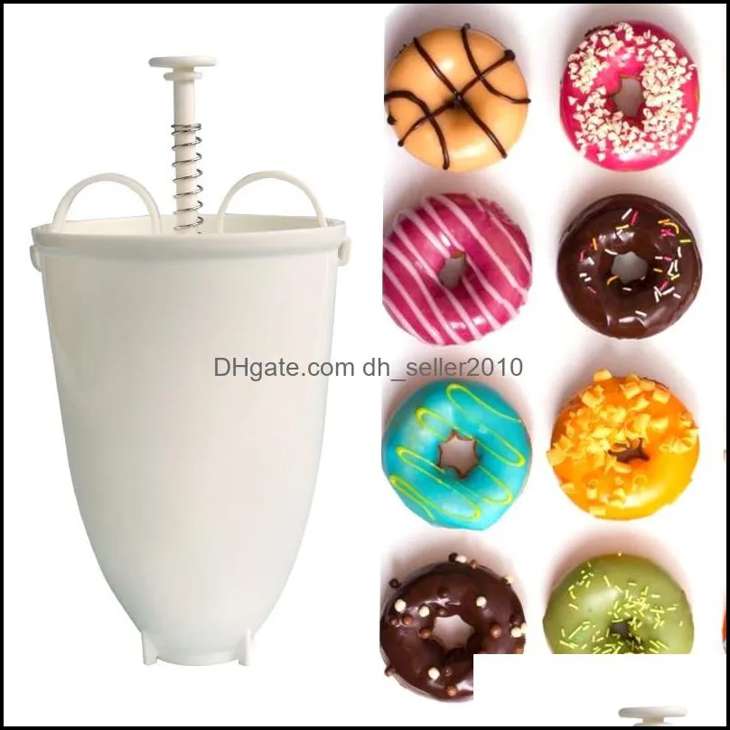 Magic Fast Plastic Donut Maker Waffle Molds Kitchen Accessory Bakeware  Maker Cake Mold Biscuit  DIY Baking Tool